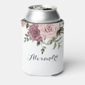 ボホシナモンバラ赤面ピンクフローラ結婚ズ 缶クーラー (缶裏面)