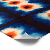 ボホシボリ絞り染め ポスター (角)