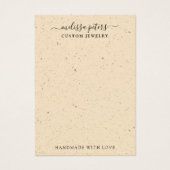 ボホシミニマルックイヤリングジュエリー表示カード (正面)