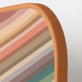 ボホシモダンックストライプズ ピックルボールラケット (左詳細)