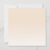 ボホシャンパーニュ赤面テラコッタパンパスフローラ 招待状 (裏面)