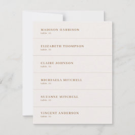 ボホシャンパ結婚ニュの名前座席表DIY 招待状