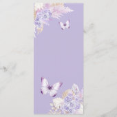 ボホシルバーパープルフローラバタフライキンセアニラ メニュー (裏面)