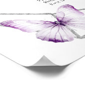 ボホシルバーパープルフローラ15アニョス座席表 ポスター (角)