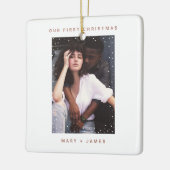 ボホシンプルテラコッタ |とメリー写結婚した真 セラミックオーナメント (左)