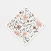 ボホシンプルフラワーランチョンナプキン スタンダードランチョンナプキン (角)