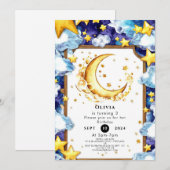 ボホシンプル誕生日 招待状 (正面/裏面)