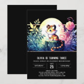 ボホシンプル誕生日 招待状 (正面/裏面)