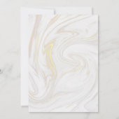 ボホシンプル金ゴールドグリエレガントー婚約結婚ズ 招待状 (裏面)