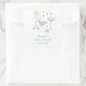 ボホシーアニマルスクエアステッカー スクエアシール (バッグ)