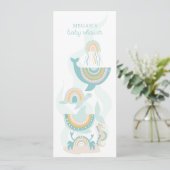 ボホシーアニマルベビーシャワー招待状 招待状 (スタンド正面)