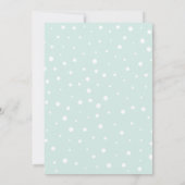 ボホシーアニマルベビーシャワー招待状 招待状 (裏面)