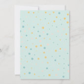 ボホシーアニマルベビーシャワー招待状 招待状 (裏面)