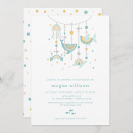 ボホシーアニマルベビーシャワー招待状 招待状