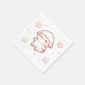 ボホシープベビーシャワー スタンダードカクテルナプキン (角)