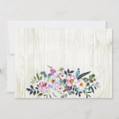 ボホシ素朴ックフローラロングホーンスカルありがとう サンキューカード (裏面)