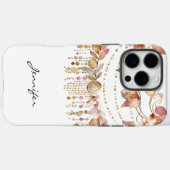 ボホジェムストーン秋リーフ先住民アメリカンiPhone Case-Mate iPhoneケース (裏面 (横))