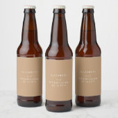 ボホジェントー結婚ルボトルラベル ビールラベル (ボトル)
