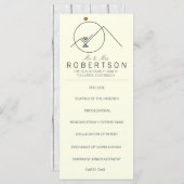 ボホジオメトリック山脈 |の結婚Rackcard プログラム (正面/裏面)