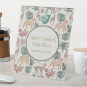 ボホジャングルサファリベイビーシャワー 台座サイン (インサイチュ)