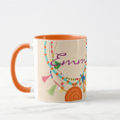 ボホジュエリードレスアップスタイルパーソナルマグ マグカップ (左)