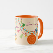 ボホジュエリードレスアップスタイルパーソナルマグ マグカップ (正面右)