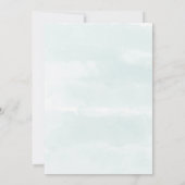 ボホジューセントグリーンウェディングシャワー招待状 (裏面)