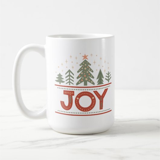 ボホジョイクリスマスホリデー コーヒーマグカップ (左)