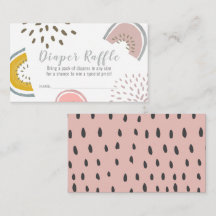 ボホスイカ赤ちゃんシャワーおむつラッフル