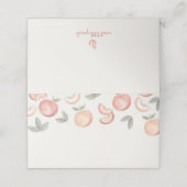 ボホスウィートピーチ折り座席表 プレイスカード (外部開封)