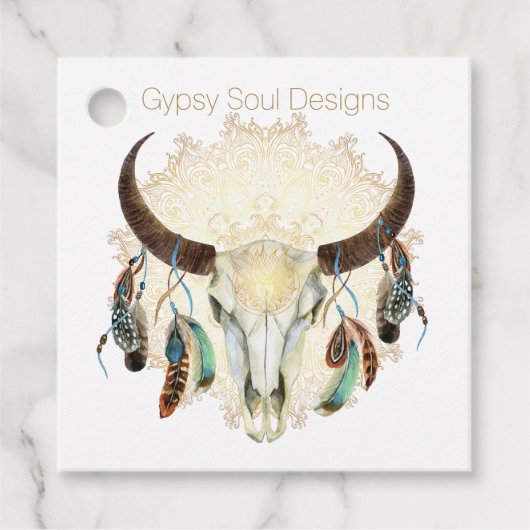 ボホスカルと羽 フェイバータグ (正面)