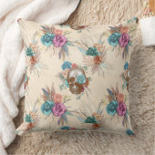 ボホスカルウィズフラワーズ クッション (ブランケット)