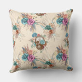 ボホスカルウィズフラワーズ クッション (裏面)