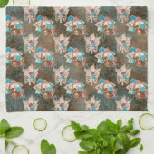 ボホスカルシリーズデザイン13 キッチンタオル (折り畳み)