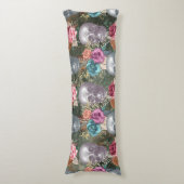 ボホスカル花付き ボディピロー (正面縦)