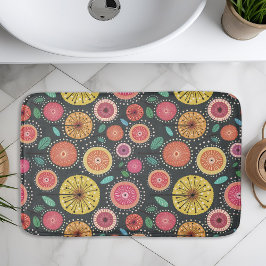 ボホスカンジフォーク花柄 バスマット