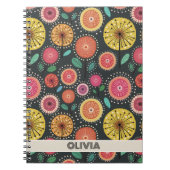 ボホスカンジフォーク花 ノートブック (正面)