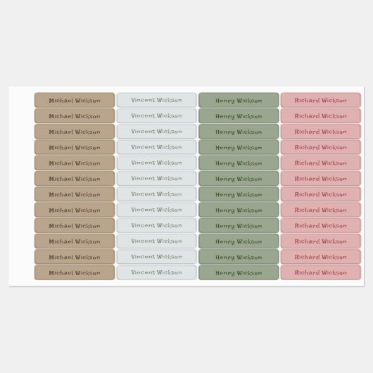 ボホスキニー接着剤防水 ラベル (シート)