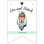 ボホスクータ結婚ーの旗 バンティングフラッグ (第3の旗)