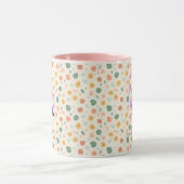 ボホスタイリッシュシックフローラモノグラムマグ – K マグカップ (中央)