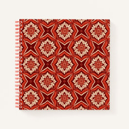 ボホスタイリッシュシック花の柄 ノートブック