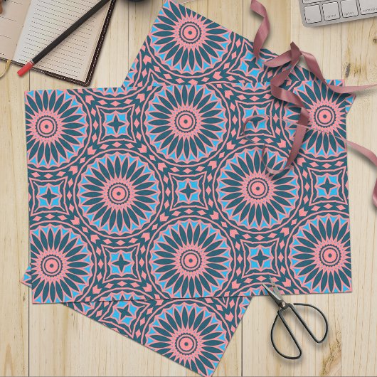 ボホスタイリッシュモザイク幾何学模様 薄葉紙