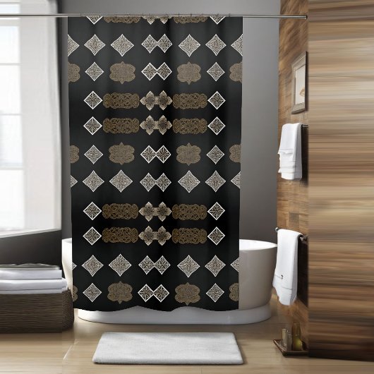 ボホスタイリッシュモダンシャワーカーテン シャワーカーテン