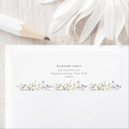 ボホスタイリッシュワイルドフラワースクリプ結婚ト ラベル