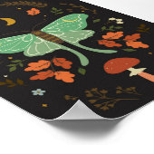 ボホスタイルの蛾 ポスター (角)