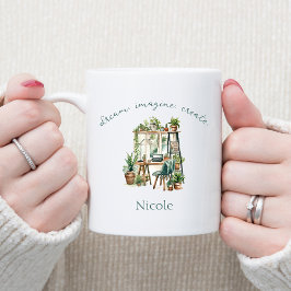 ボホスタイルやる気を起こさせる引用文ドリーム想像ク作成 コーヒーマグカップ