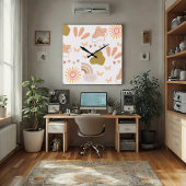 ボホスタイルウォールクロック スクエア壁時計