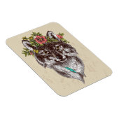 ボホスタイルウルフハローポートレート マグネット (右側)