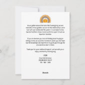 ボホスタイルエテ実在ートハッピーサンクスギビング シーズンカード (裏面)