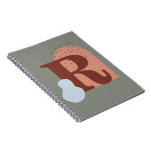 ボホスタイルカスタムモノグラム ノートブック (右側)